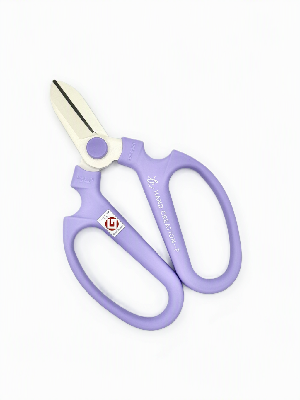 SAKAGEN Hand Creation Japanese Flower Scissors - 170mm Lavender