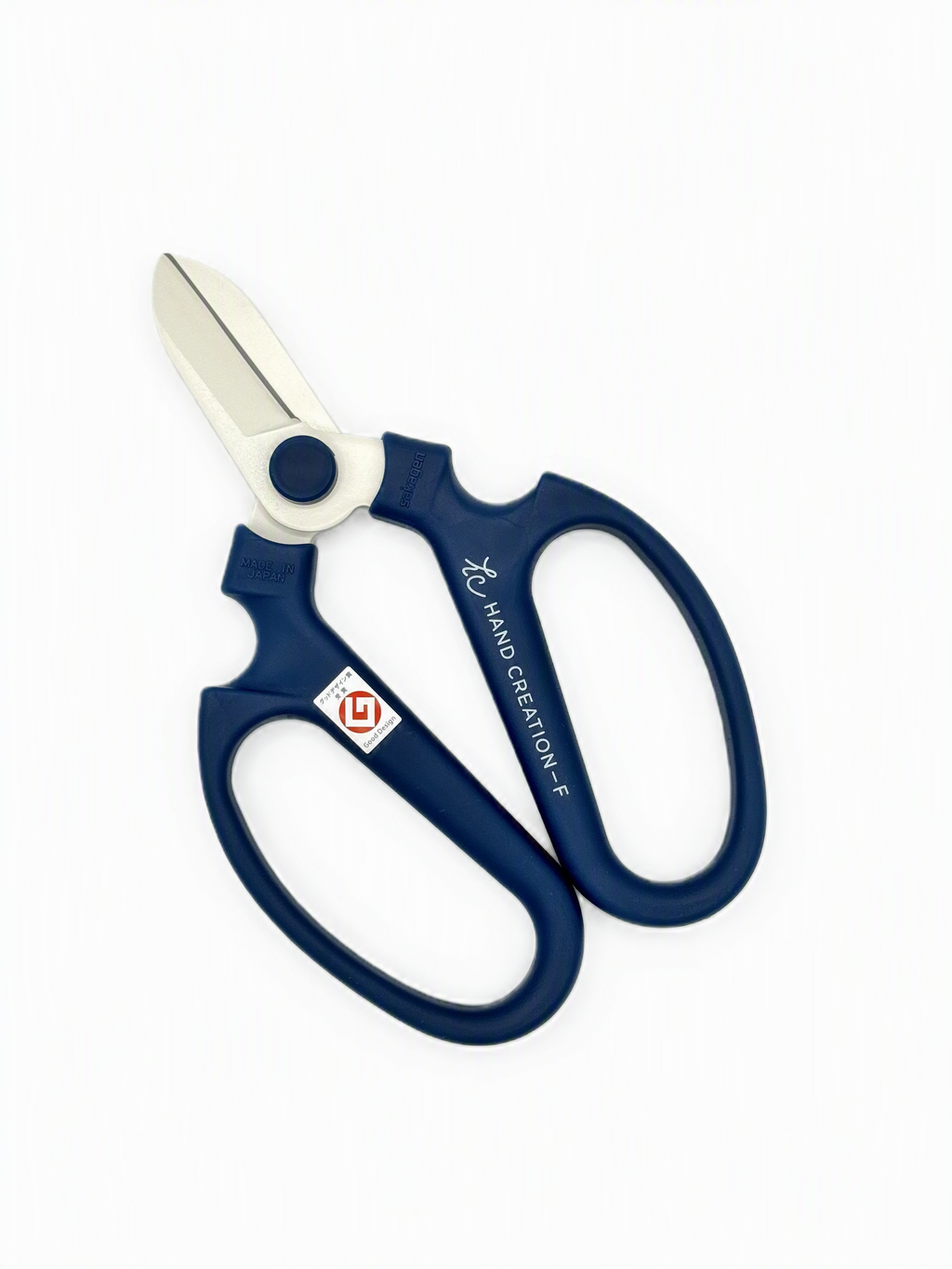 SAKAGEN Hand Creation Japanese Flower Scissors - 170mm Navy