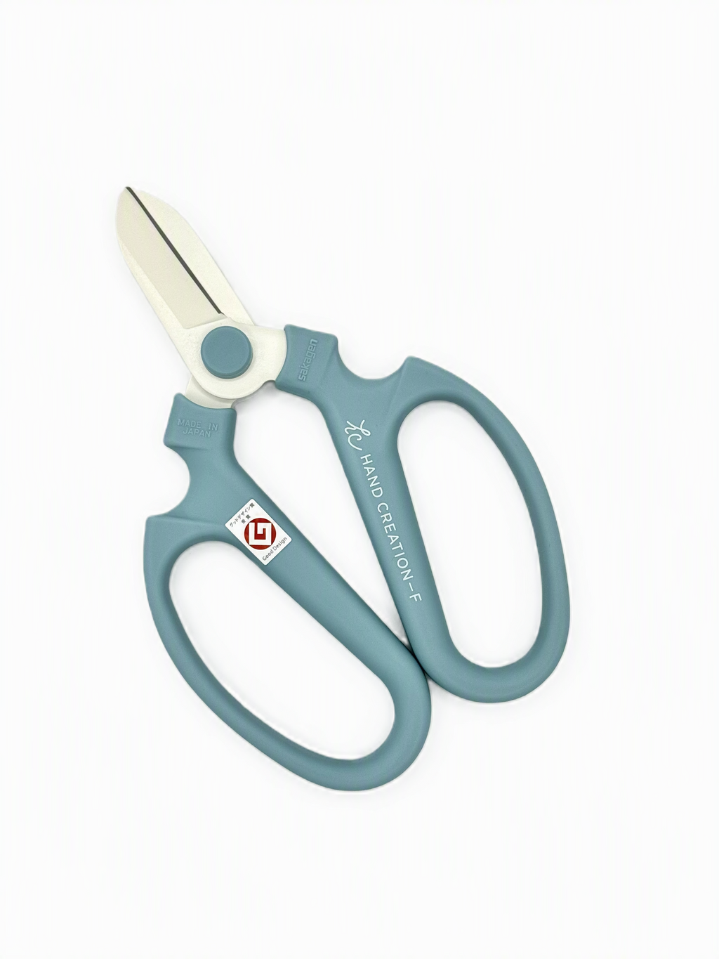SAKAGEN Hand Creation Japanese Flower Scissors - 170mm Smokey Aqua