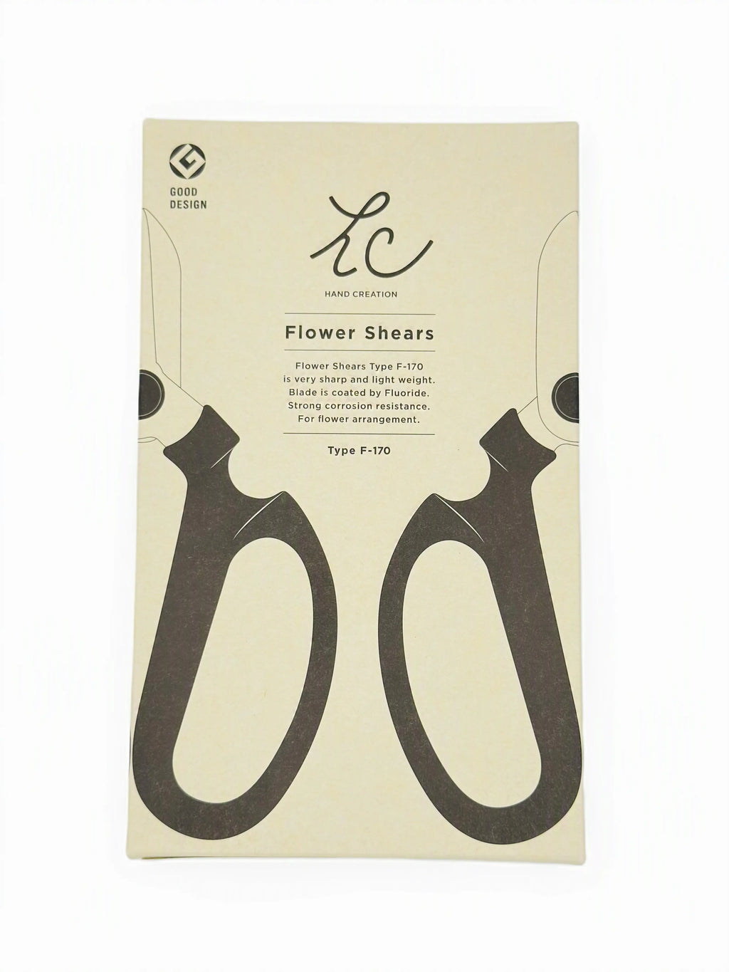 Sakagen Flower Scissors F-170 Closeup Box