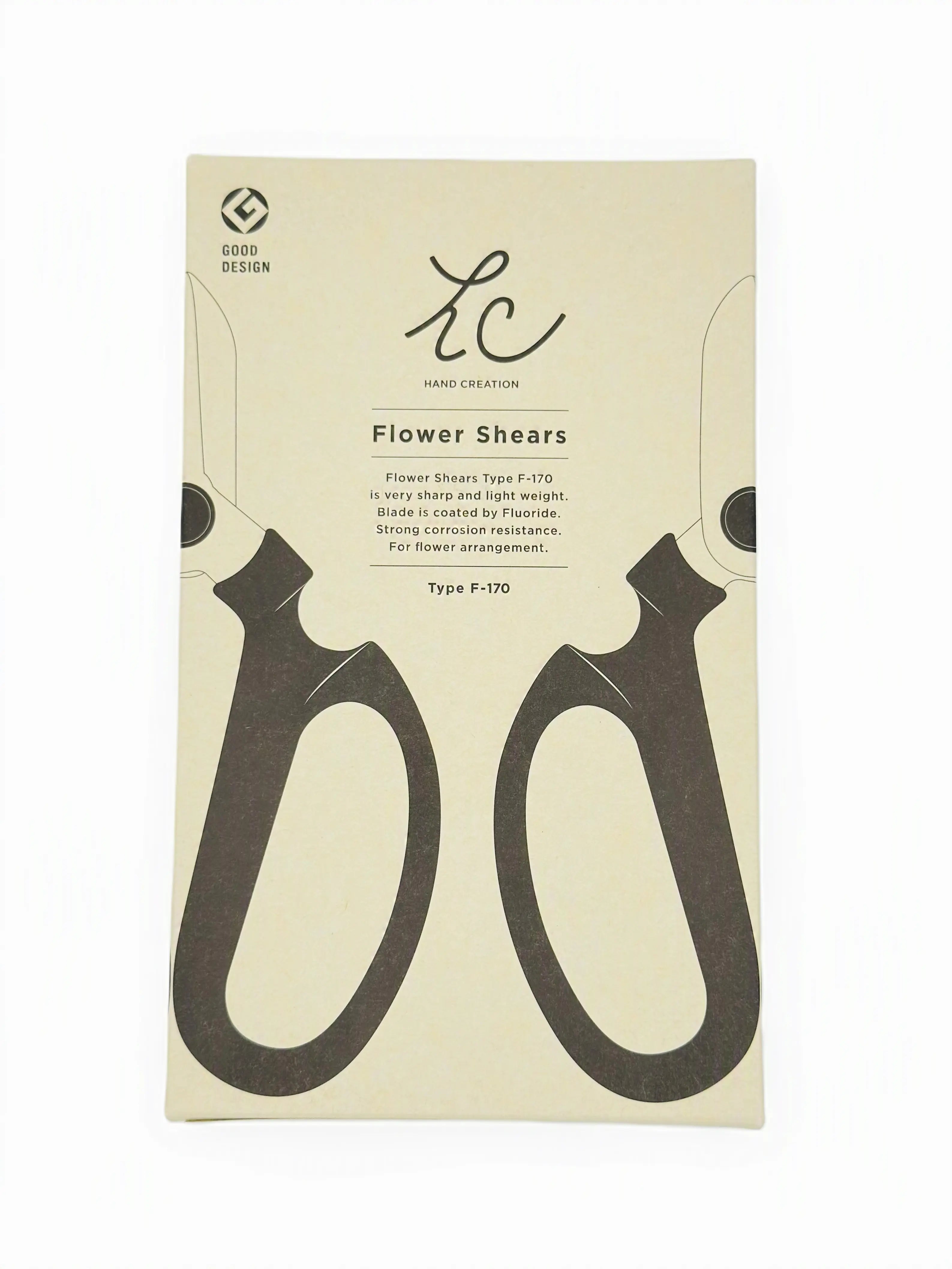 Sakagen Flower Scissors F-170 Closeup Box